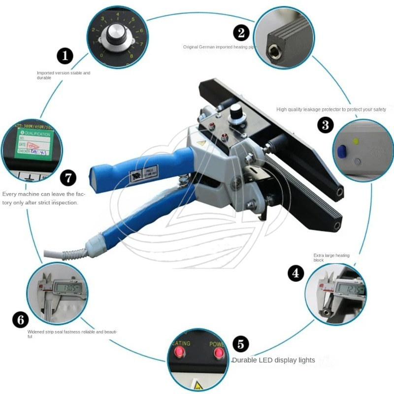 Plastic Bag Impulse Heat Sealer - Портативный импульсный термозапайщик FKR300 для запайки