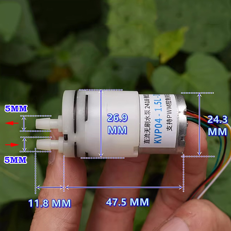 Mini Peristaltic Pump 12V - Миниатюрный бесщеточный водяной насос DC 6В