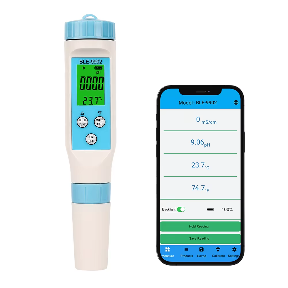 Ph Meter Digital Water Tester - Тестер воды 3-в-1 для измерения pH/EC/температуры,