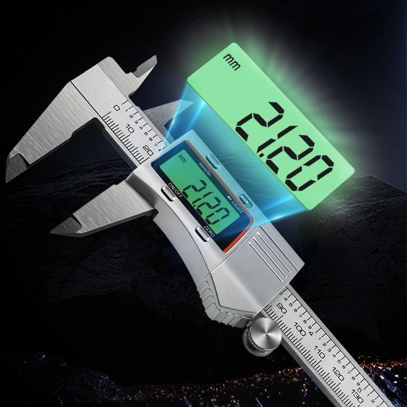 Digital Caliper 150Mm Stainless Steel - Цифровой Штангенциркуль с подсветкой 150 мм,