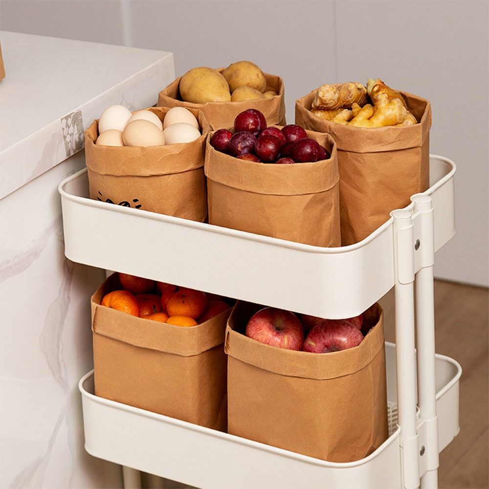 Packaging - Высококачественный многоразовый бумажный пакет из крафт-бумаги,