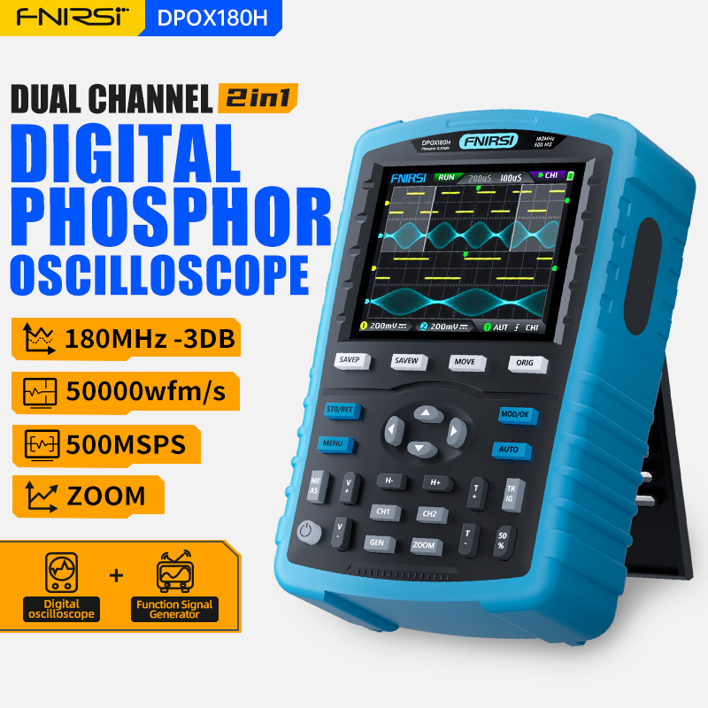 Fnirsi Digital Oscilloscope Handheld - FNIRSI DPOX180H – портативный цифровой осциллограф