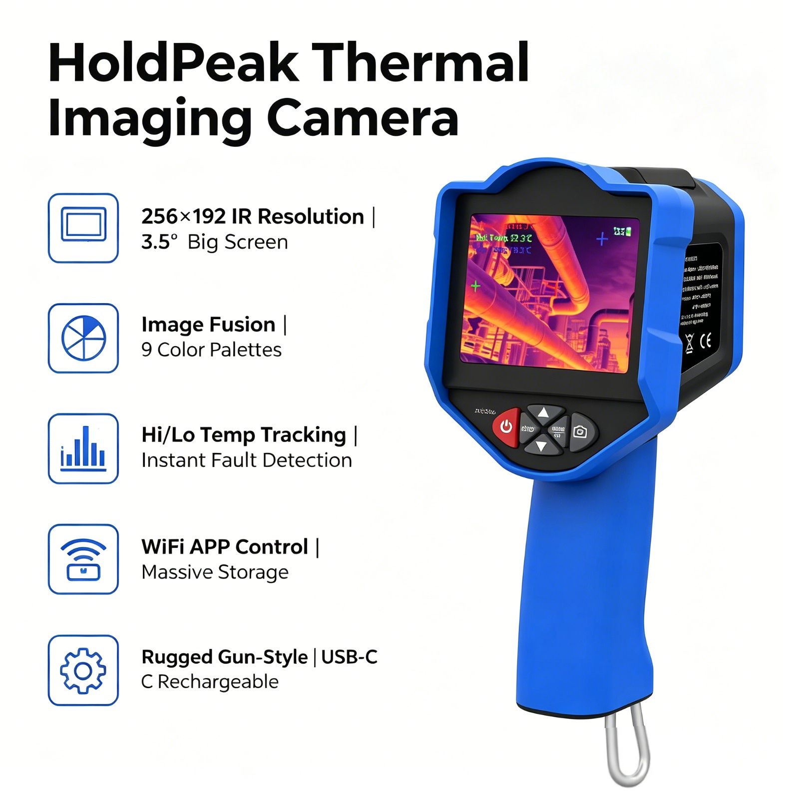 Thermal Imaging Camera Pcb Repair - Тепловизионная камера HoldPeak 256x192 ИК 50мК