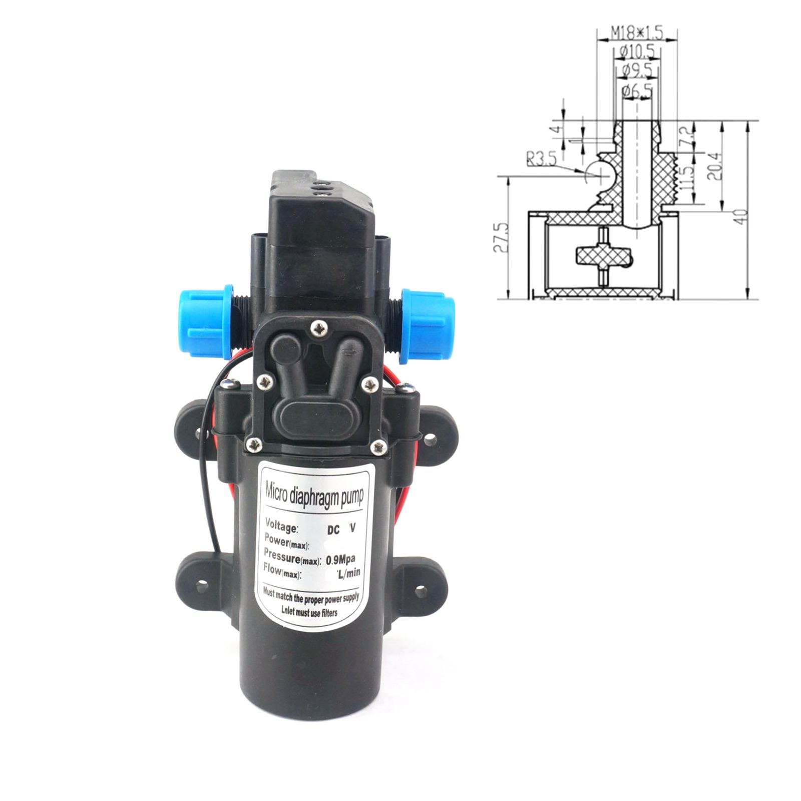 Мембранный водяной насос 12 В/ – обзор и цена Mini Peristaltic Pump 12V