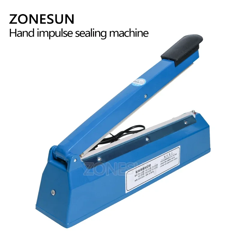 ZONESUN ZS-FS200 Ручной импуль – обзор и цена Plastic Bag Impulse Heat Sealer