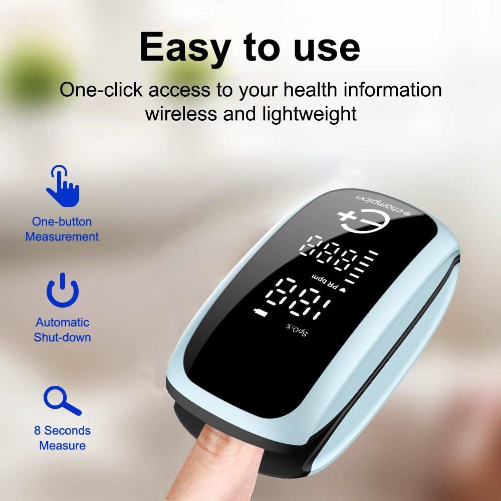 AiQUE перезаряжаемый медицинск – обзор и цена Pulse Oximeter Fingertip Rechargeable