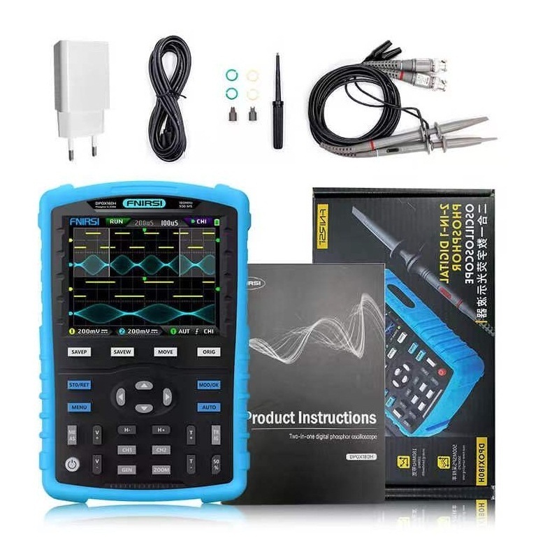 FNIRSI DPOX180H – портативный  – обзор и цена Fnirsi Digital Oscilloscope Handheld