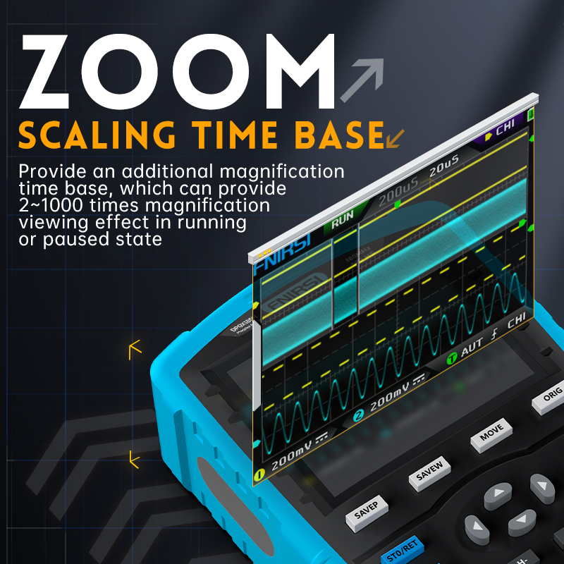 FNIRSI DPOX180H – портативный  – обзор и цена Fnirsi Digital Oscilloscope Handheld