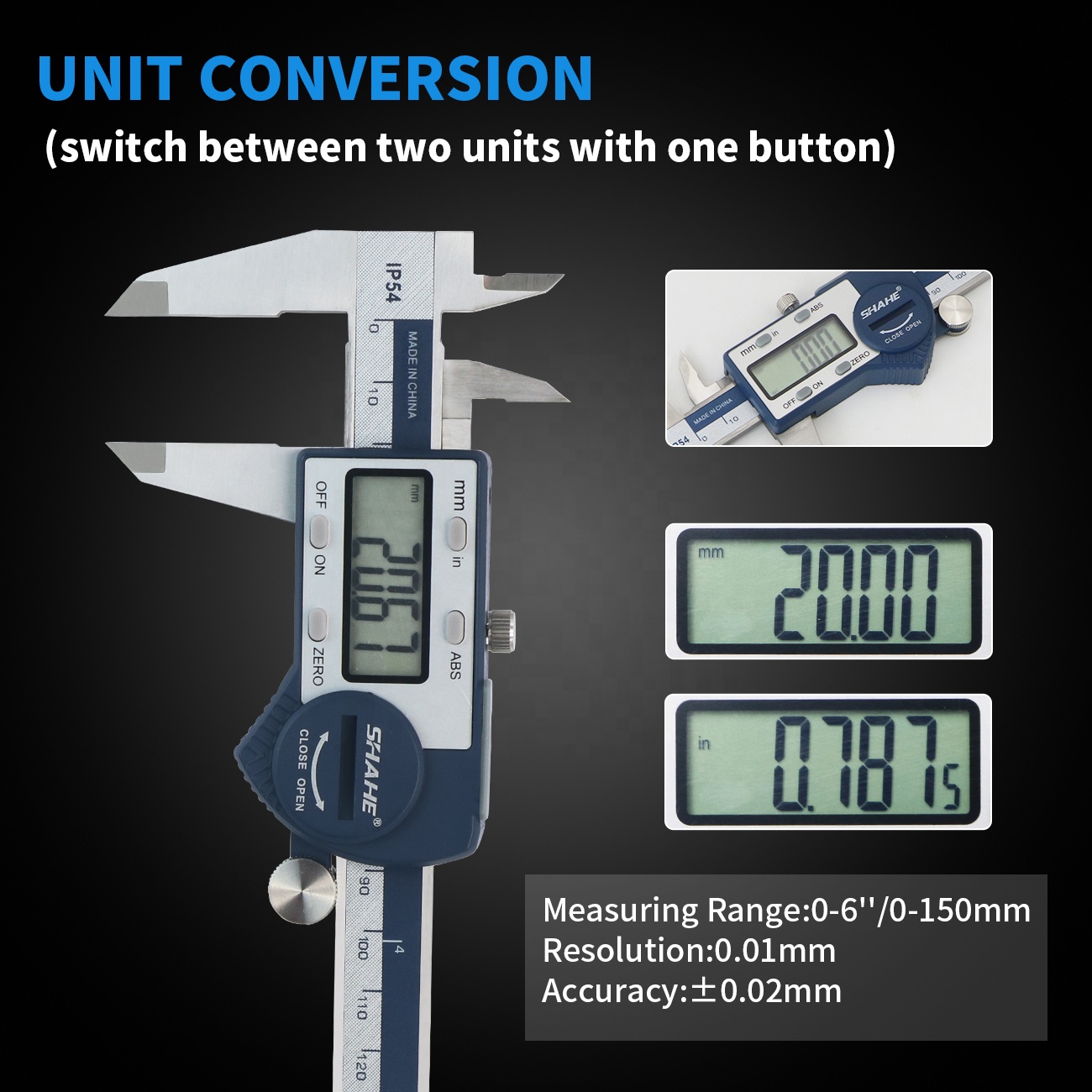 Цифровой штангенциркуль IP54 0 – обзор и цена Digital Caliper 150Mm Stainless Steel