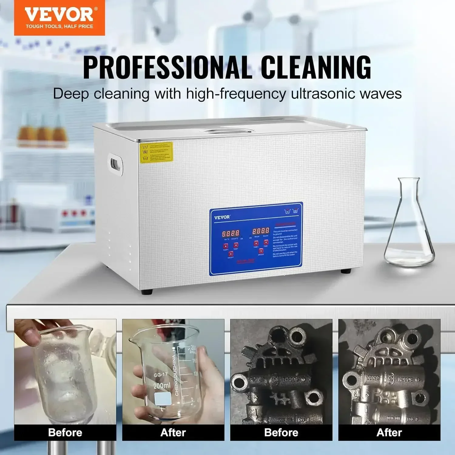 Ограниченное количество! Ультр – обзор и цена Ultrasonic Cleaner 30L Industrial