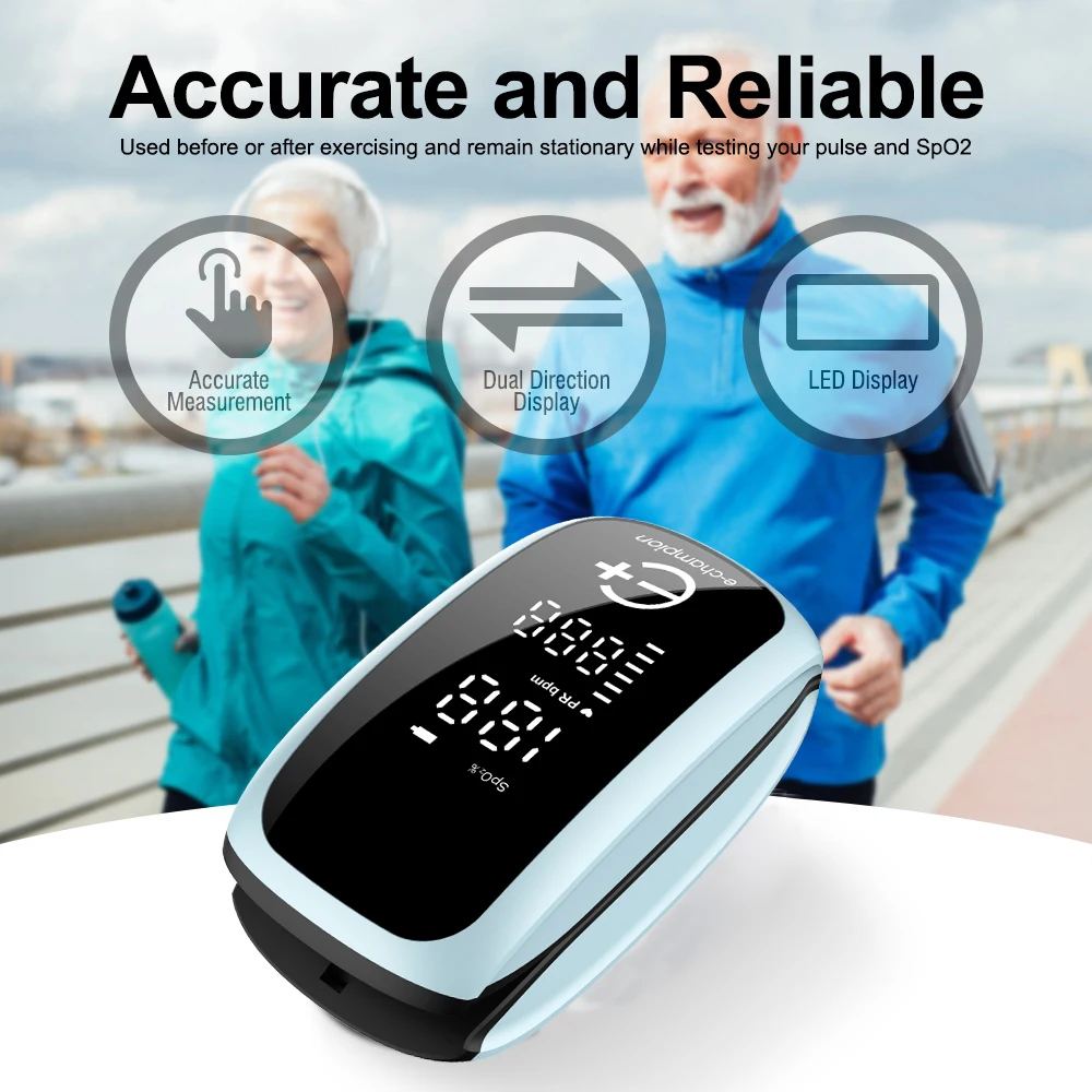 Перезаряжаемый медицинский пул – обзор и цена Pulse Oximeter Fingertip Rechargeable
