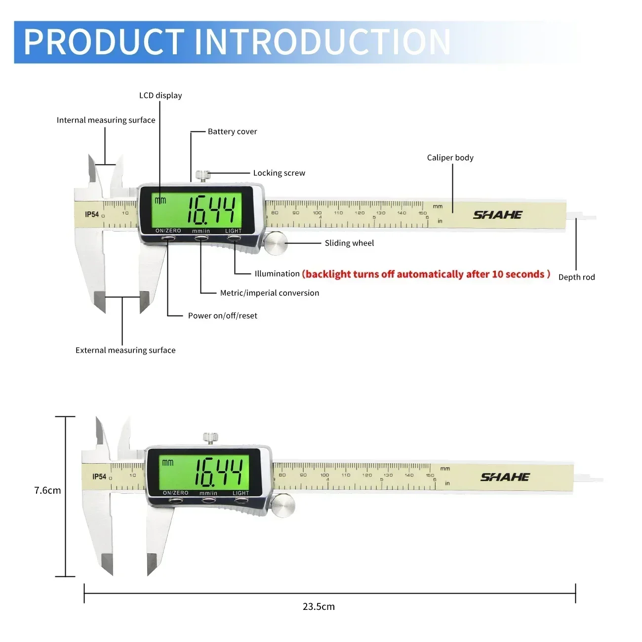 Штангенциркуль цифровой, 0-6 д – обзор и цена Digital Caliper 150Mm Stainless Steel